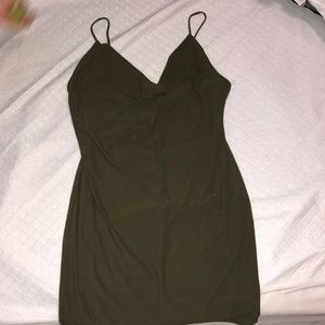 Olive mini dress